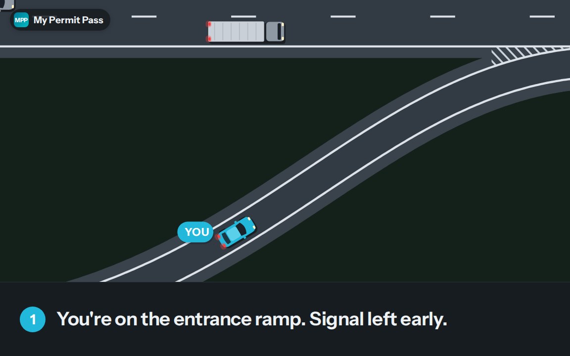 Merging onto the highway