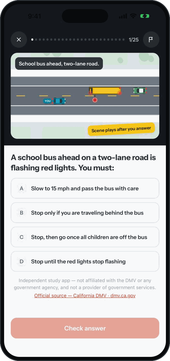 My Permit Pass on iPhone: answer first