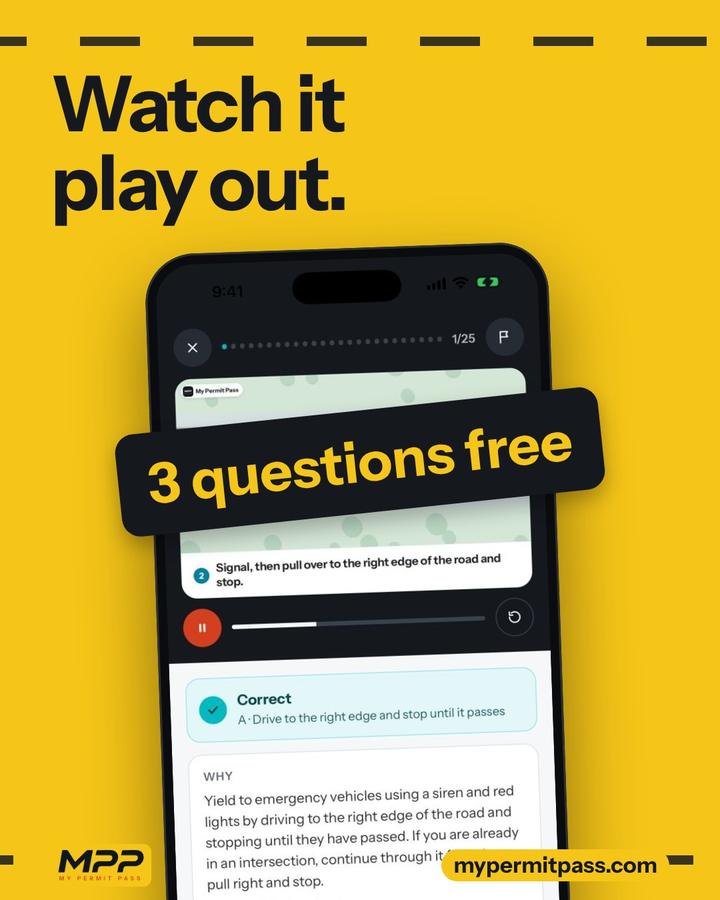 Watch it play out. 3 questions free, on lane yellow.